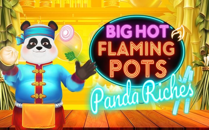 Big Hot Flaming Pots Panda Riches